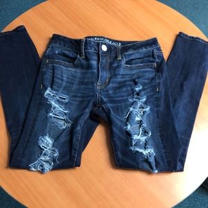 Ripped AE jeggings